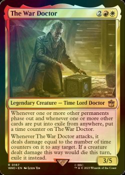 画像1: [FOIL] ウォードクター/The War Doctor No.167 【英語版】 [WHO-金R]