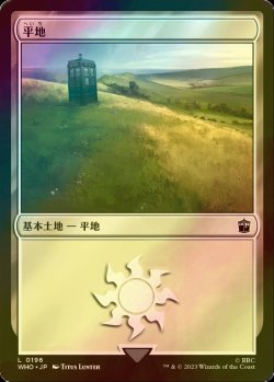 画像1: [FOIL] 平地/Plains No.196 【日本語版】 [WHO-土地C]