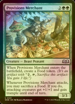 画像1: [FOIL] 食糧の商人/Provisions Merchant 【英語版】 [WOE-緑U]