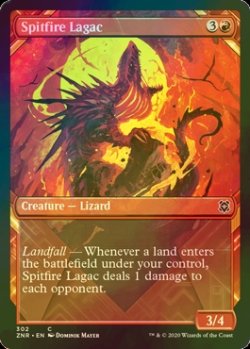 画像1: [FOIL] 火吐きラガーク/Spitfire Lagac (ショーケース版) 【英語版】 [ZNR-赤C]