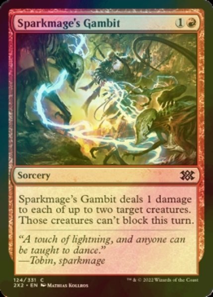 画像1: [FOIL] 火花魔道士の計略/Sparkmage's Gambit 【英語版】 [2X2-赤C] (1)