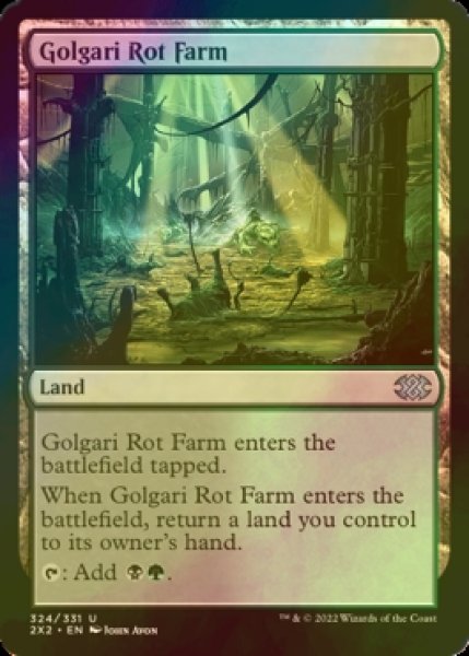 画像1: [FOIL] ゴルガリの腐敗農場/Golgari Rot Farm 【英語版】 [2X2-土地U] (1)