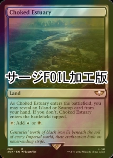 画像1: [FOIL] 詰まった河口/Choked Estuary (サージ仕様) 【英語版】 [40K-土地R] (1)