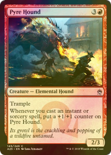 画像1: [FOIL] 火の猟犬/Pyre Hound 【英語版】 [A25-赤C] (1)