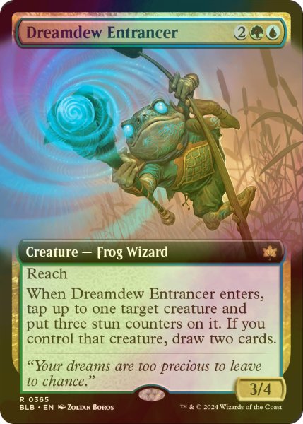 画像1: [FOIL] 夢露の幻惑者/Dreamdew Entrancer (拡張アート版) 【英語版】 [BLB-金R] (1)