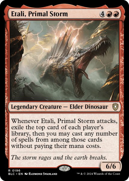 画像1: 原初の嵐、エターリ/Etali, Primal Storm 【英語版】 [BLC-赤R] (1)