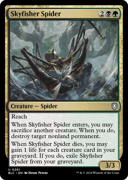 画像1: 空漁師の蜘蛛/Skyfisher Spider 【英語版】 [BLC-金U] (1)