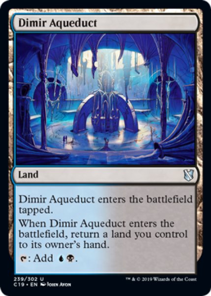 画像1: ディミーアの水路/Dimir Aqueduct 【英語版】 [C19-土地U] (1)