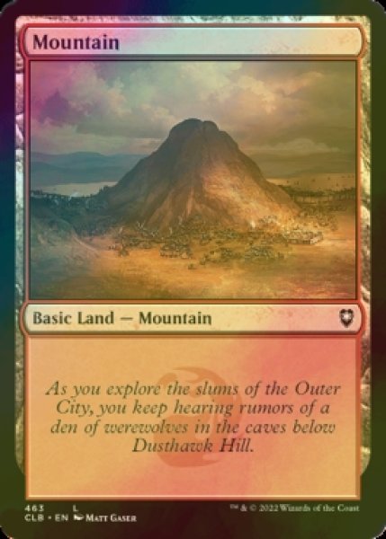 画像1: [FOIL] 山/Mountain No.463 【英語版】 [CLB-土地C] (1)