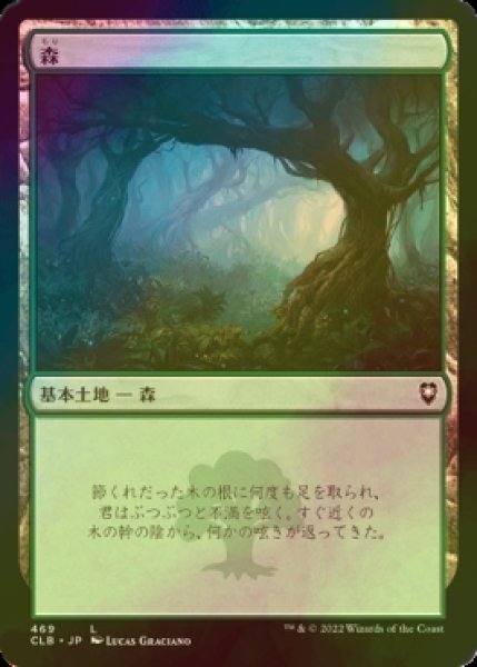 画像1: [FOIL] 森/Forest No.469 【日本語版】 [CLB-土地C] (1)