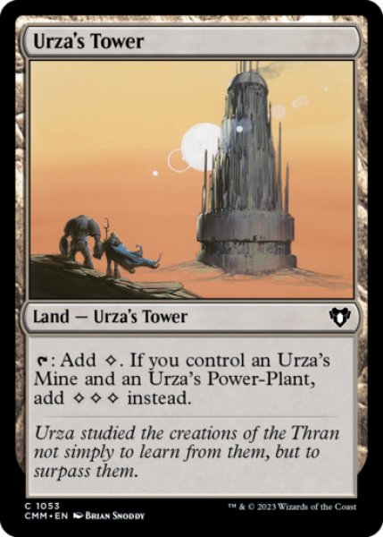 画像1: ウルザの塔/Urza's Tower 【英語版】 [CMM-土地C] (1)