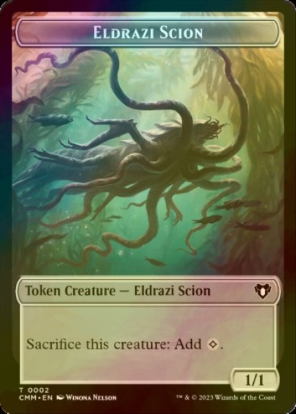 画像1: [FOIL] エルドラージ・末裔/ELDRAZI SCION 【英語版】 [CMM-トークン] (1)