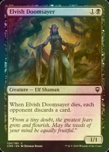 画像1: [FOIL] エルフの終末論者/Elvish Doomsayer 【英語版】 [CMR-黒C] (1)