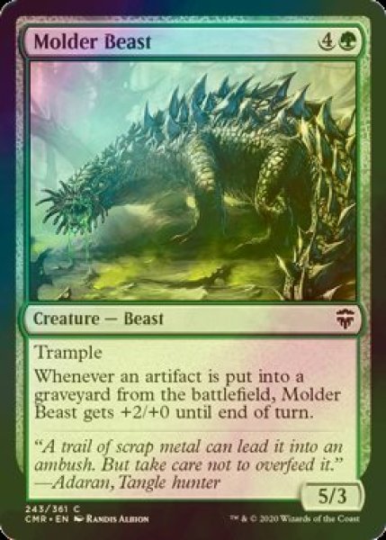 画像1: [FOIL] 腐食獣/Molder Beast 【英語版】 [CMR-緑C] (1)