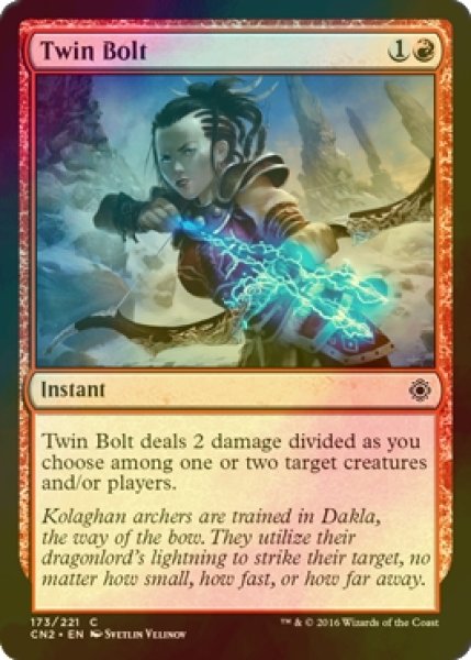 画像1: [FOIL] 双雷弾/Twin Bolt 【英語版】 [CN2-赤C] (1)