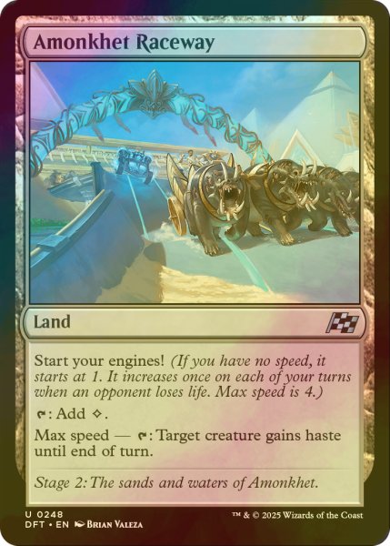 画像1: [FOIL] アモンケット・サーキット/Amonkhet Raceway 【英語版】 [DFT-土地U] (1)