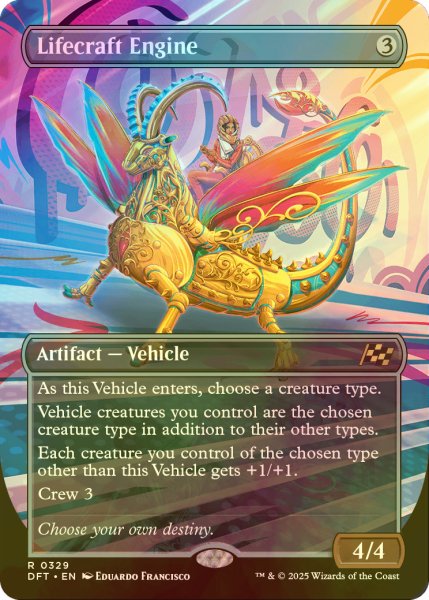 画像1: [FOIL] 生体生成エンジン/Lifecraft Engine (全面アート版) 《特価品》 【英語版】 [DFT-灰R] (1)