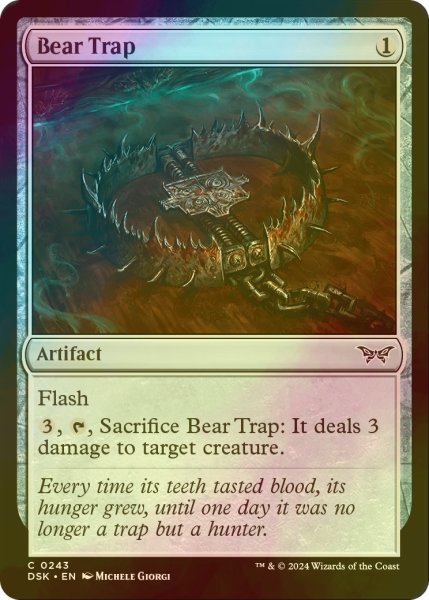 画像1: [FOIL] ベアトラップ/Bear Trap 【英語版】 [DSK-灰C] (1)