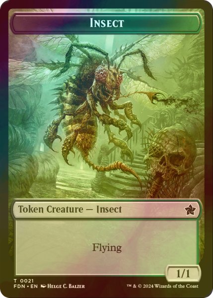 画像1: [FOIL] 昆虫/INSECT 【英語版】 [FDN-トークン] (1)