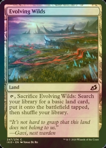 画像1: [FOIL] 進化する未開地/Evolving Wilds 【英語版】 [IKO-土地C] (1)