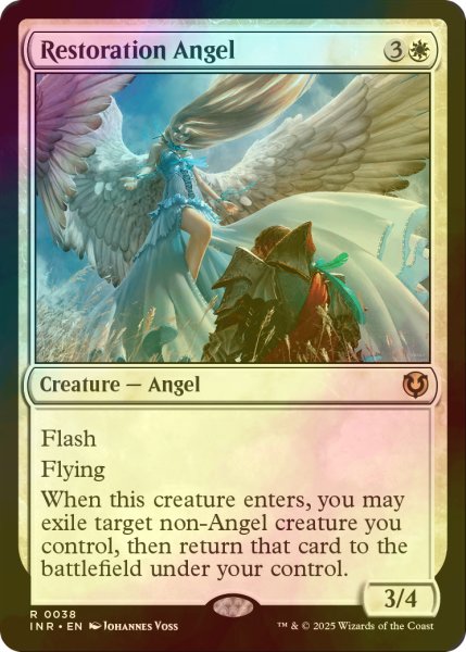 画像1: [FOIL] 修復の天使/Restoration Angel 【英語版】 [INR-白R] (1)