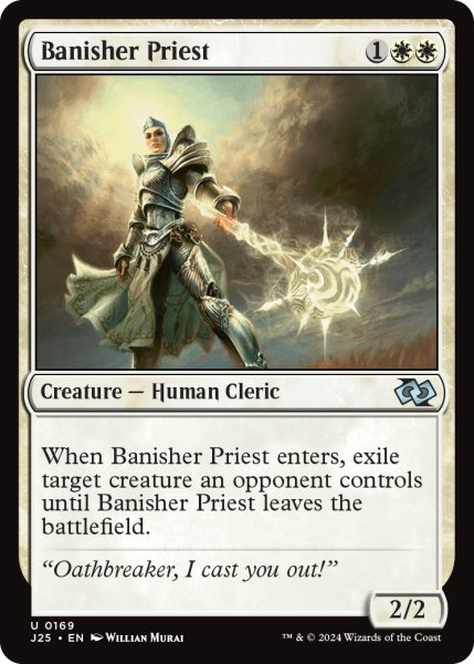 画像1: 放逐する僧侶/Banisher Priest 【英語版】 [J25-白U] (1)