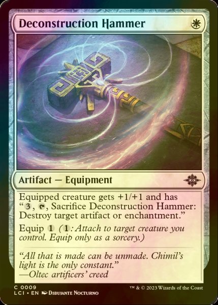 画像1: [FOIL] 解体ハンマー/Deconstruction Hammer 【英語版】 [LCI-白C] (1)