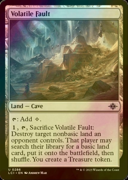 画像1: [FOIL] 不安定な断層/Volatile Fault 【英語版】 [LCI-土地U] (1)