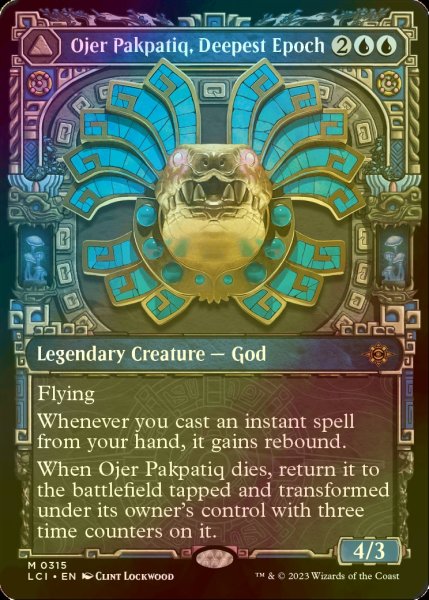 画像1: [FOIL] 最深の紀元、オヘル・パクパテク/Ojer Pakpatiq, Deepest Epoch (ショーケース・海外産ブースター版) 【英語版】 [LCI-青MR] (1)