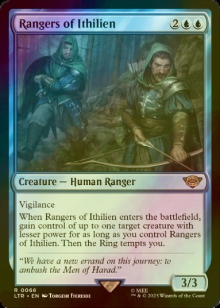 画像1: [FOIL] イシリアンのレンジャー/Rangers of Ithilien 【英語版】 [LTR-青R] (1)