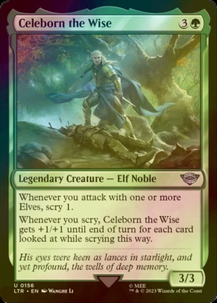 画像1: [FOIL] 賢者ケレボルン/Celeborn the Wise 【英語版】 [LTR-緑U] (1)