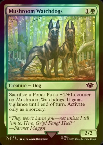 画像1: [FOIL] 茸の番犬/Mushroom Watchdogs 【英語版】 [LTR-緑C] (1)