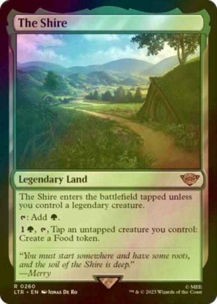 画像1: [FOIL] ホビット庄/The Shire 【英語版】 [LTR-土地R] (1)