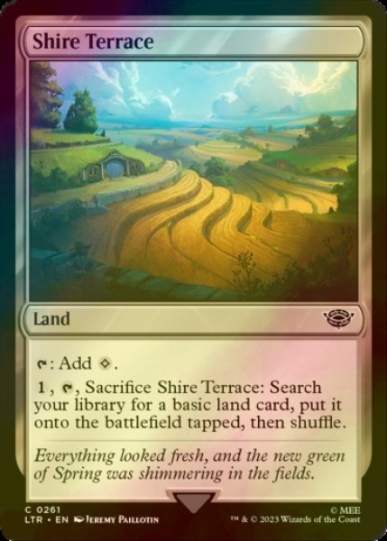 画像1: [FOIL] ホビット庄の段々畑/Shire Terrace 【英語版】 [LTR-土地C] (1)