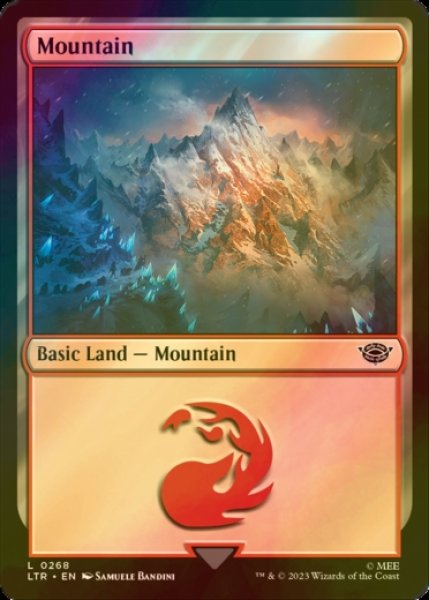 画像1: [FOIL] 山/Mountain No.268 【英語版】 [LTR-土地C] (1)