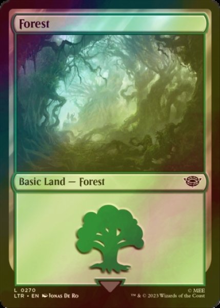 画像1: [FOIL] 森/Forest No.270 【英語版】 [LTR-土地C] (1)