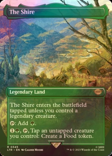 画像1: [FOIL] ホビット庄/The Shire (全面アート・海外産ブースター版) 【英語版】 [LTR-土地R] (1)