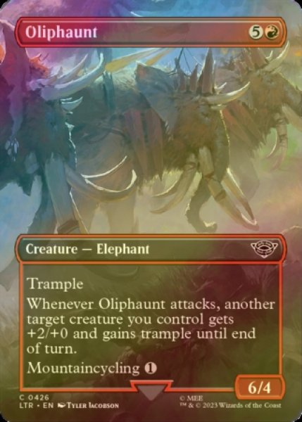 画像1: [FOIL] オリファント/Oliphaunt (全面アート版) 【英語版】 [LTR-赤C] (1)