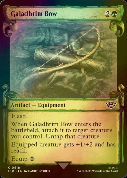 画像1: [FOIL] ガラズリムの弓/Galadhrim Bow (ショーケース版) 【英語版】 [LTR-緑C] (1)