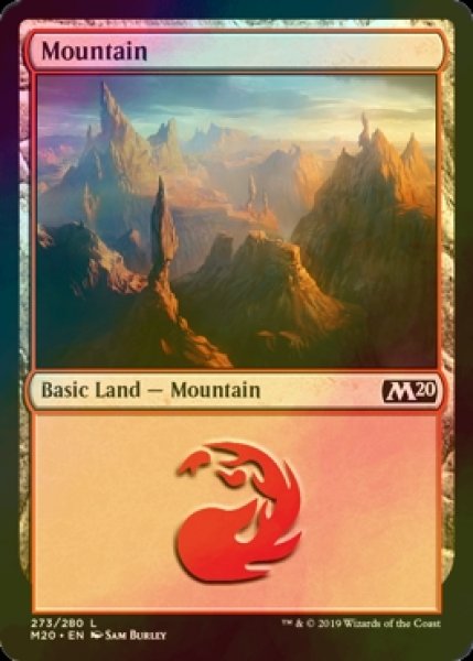 画像1: [FOIL] 山/Mountain No.273 【英語版】 [M20-土地C] (1)