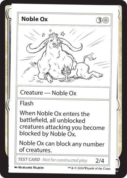 画像1: Noble Ox 【英語版】 [MB2-Playtest] (1)