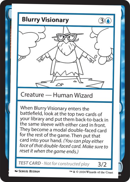 画像1: Blurry Visionary 【英語版】 [MB2-Playtest] (1)