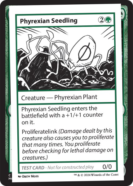 画像1: Phyrexian Seedling 【英語版】 [MB2-Playtest] (1)