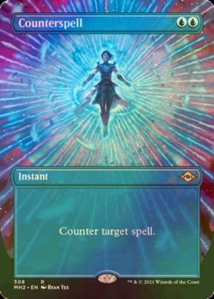 画像1: [FOIL] 対抗呪文/Counterspell (全面アート・海外産ブースター版) 【英語版】 [MH2-青R] (1)