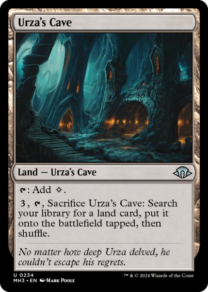 画像1: ウルザの洞窟/Urza's Cave 【英語版】 [MH3-土地U] (1)