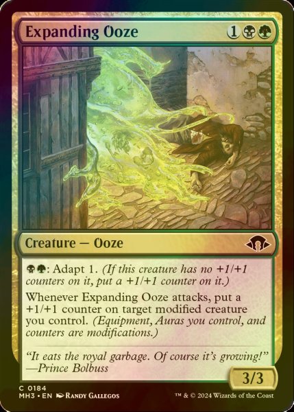 画像1: [FOIL] 広がる軟泥/Expanding Ooze 【英語版】 [MH3-金C] (1)