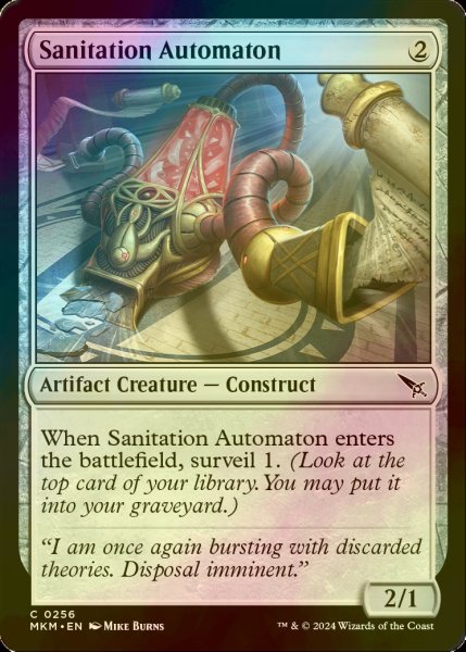 画像1: [FOIL] 衛生管理用自動機械/Sanitation Automaton 【英語版】 [MKM-灰C] (1)