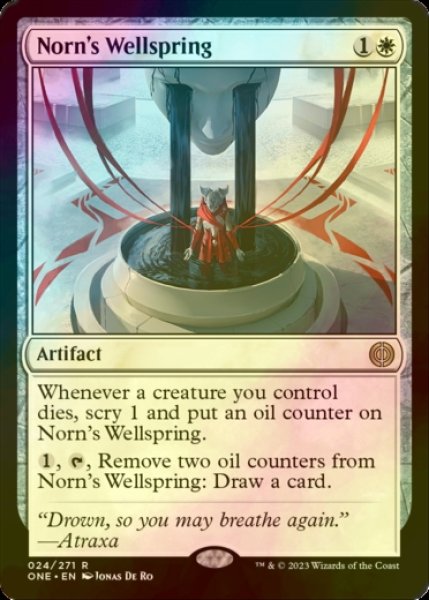 画像1: [FOIL] ノーンの水源/Norn's Wellspring 【英語版】 [ONE-白R] (1)