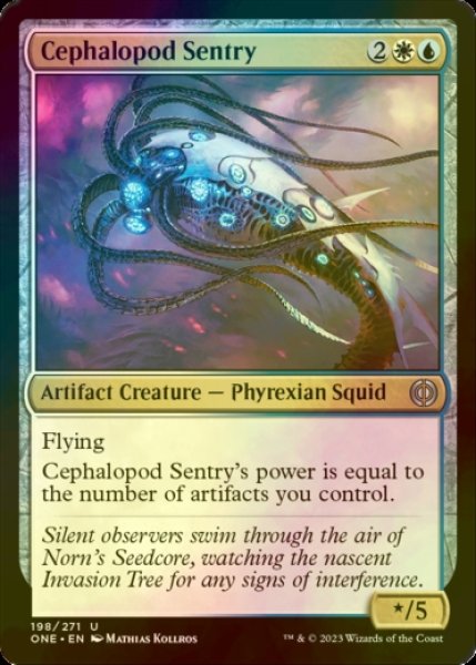 画像1: [FOIL] 頭足類の歩哨/Cephalopod Sentry 【英語版】 [ONE-金U] (1)