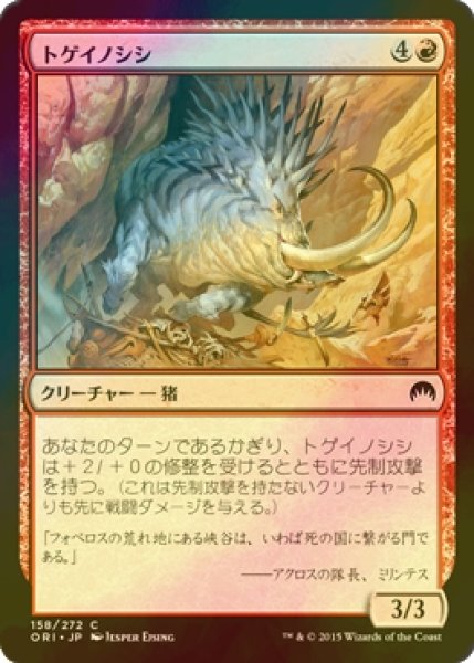 画像1: [FOIL] トゲイノシシ/Prickleboar 【日本語版】 [ORI-赤C] (1)